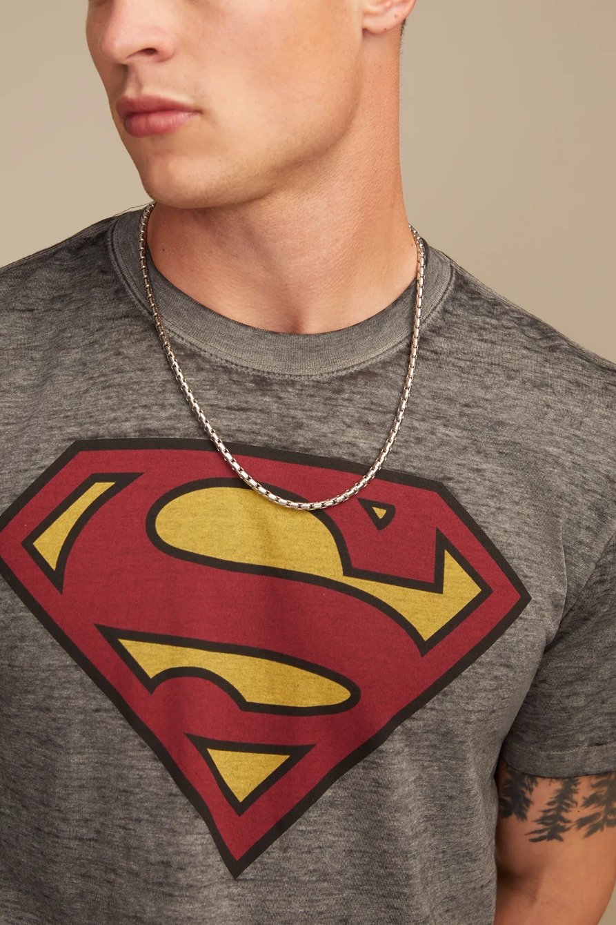 SUPERMAN EMBLEM TEE - Lucky Brand Outlet