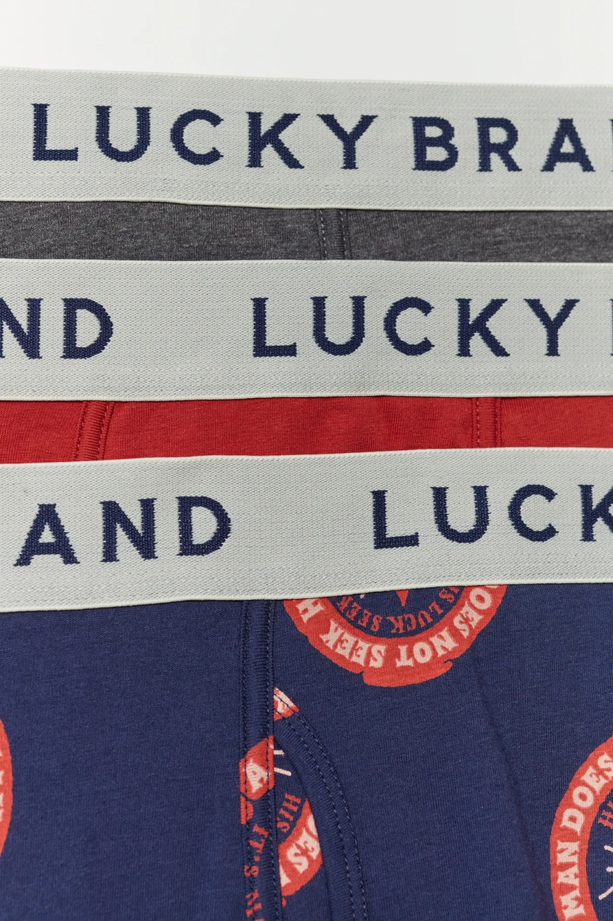 3 PACK STRETCH BOXER BRIEFS - Lucky Brand Outlet