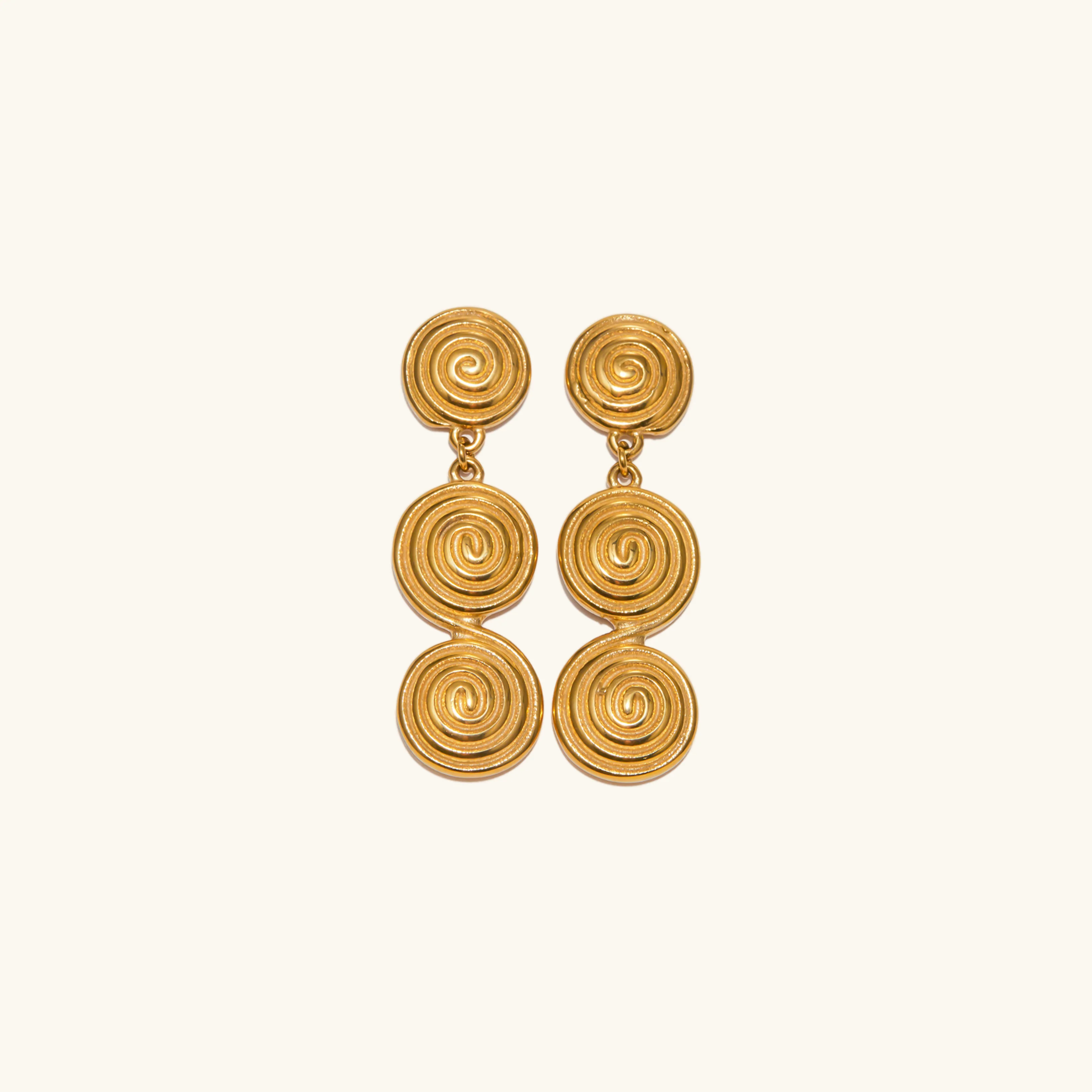 Solara Spiral Earrings