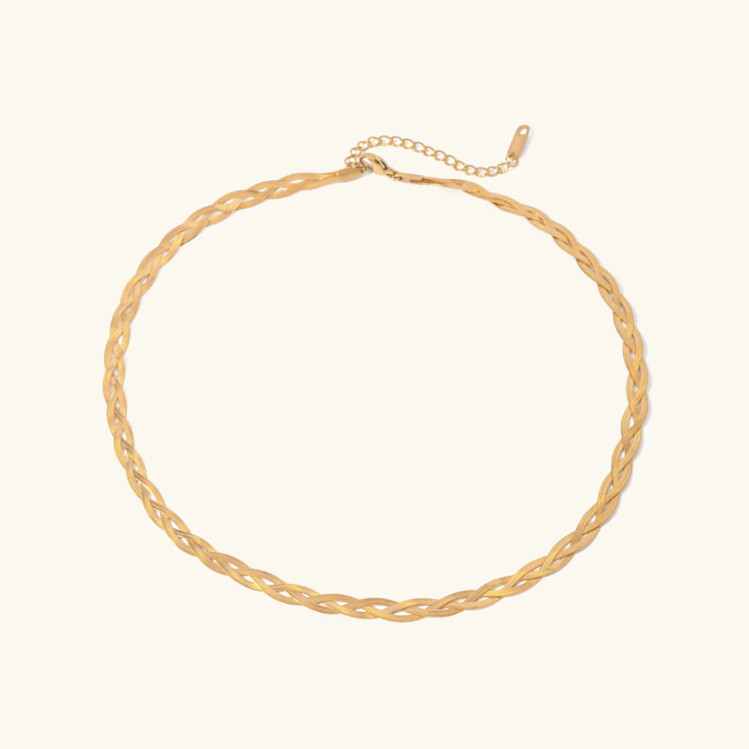 Corinna Twisted Gold Choker
