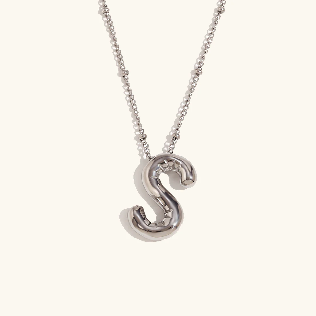 Airy Letter - Gold Initial Necklace