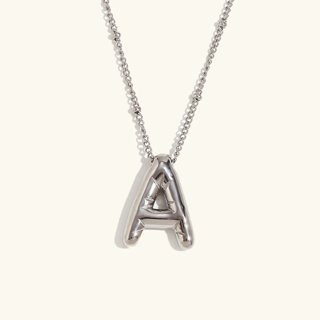 Airy Letter - Gold Initial Necklace