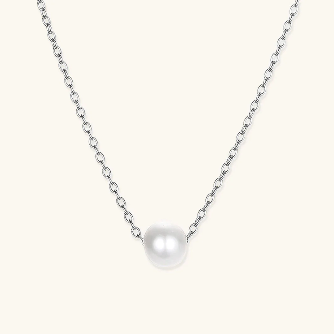 Celeste Single Pearl Necklace