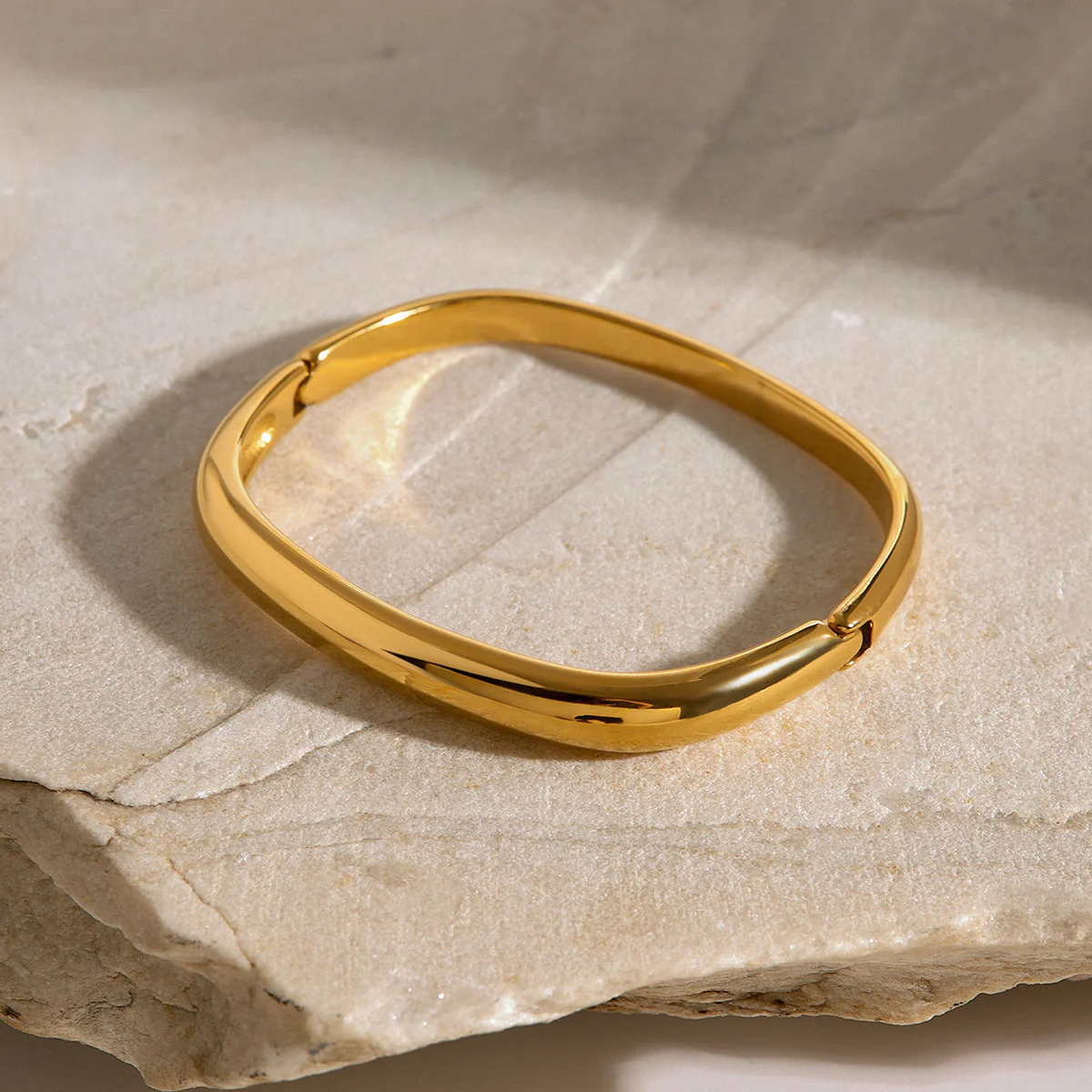 Lustrous Gold Bangle
