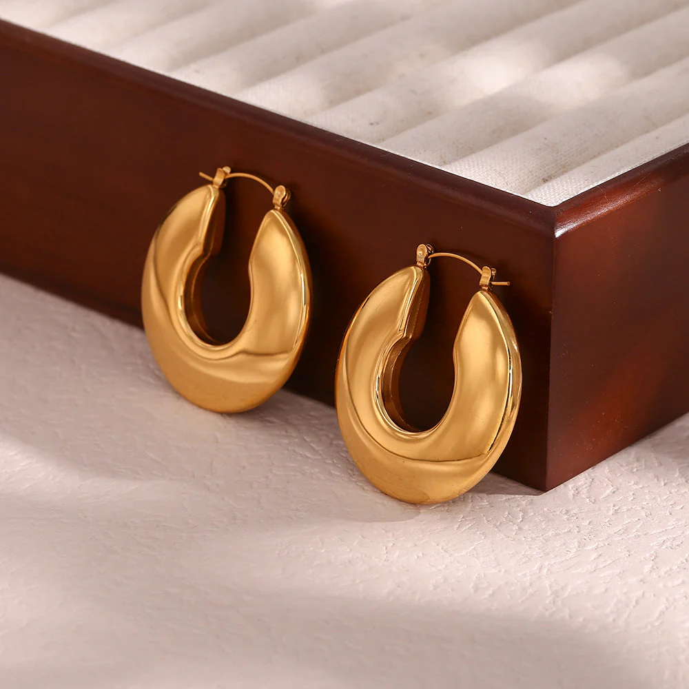 Celeste Bold Hoop Earrings