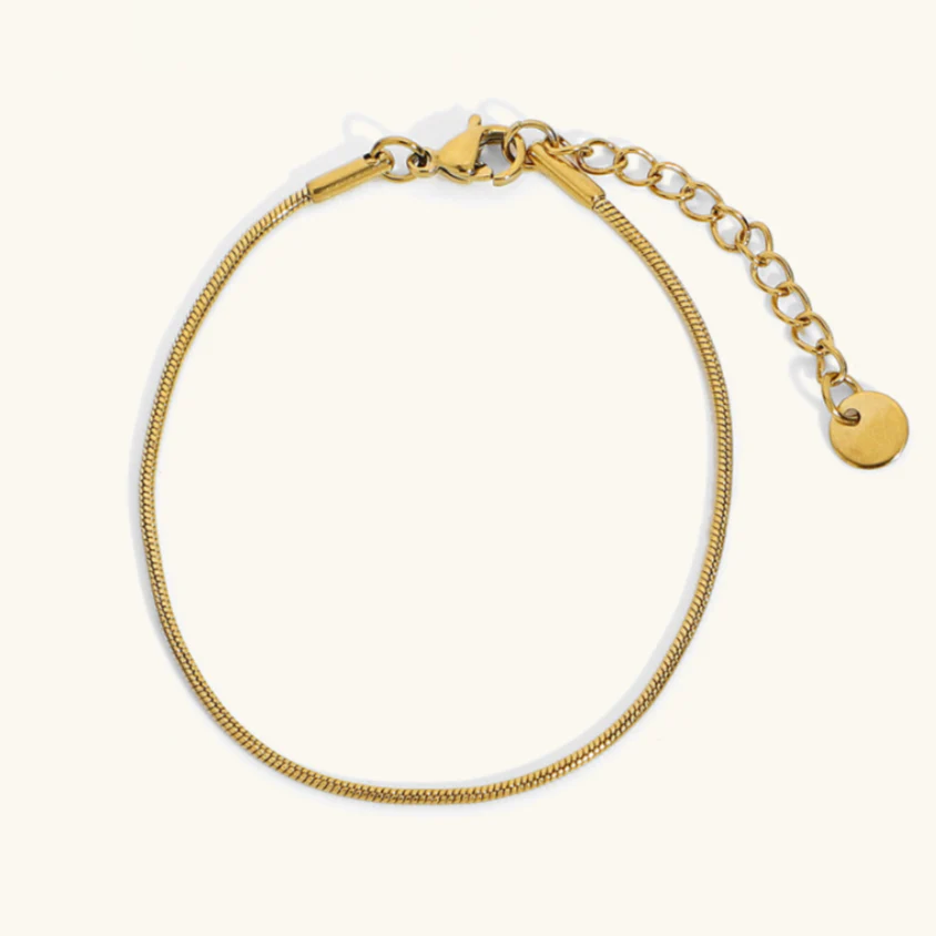 Lina Gold Snake Chain Bracelet