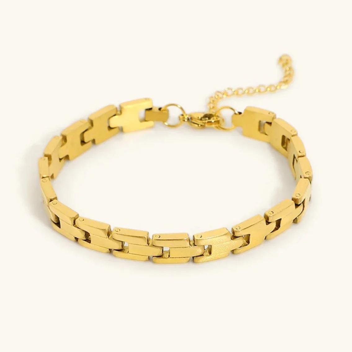 Zari Link Gold Bracelet