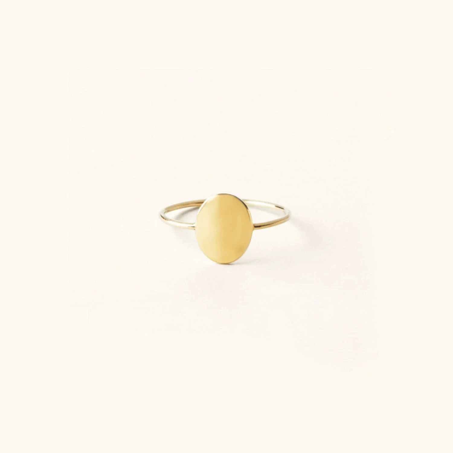 Aria Minimalist Gold Ring