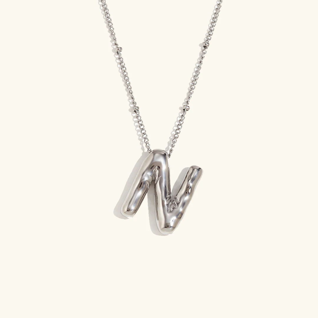 Airy Letter - Gold Initial Necklace