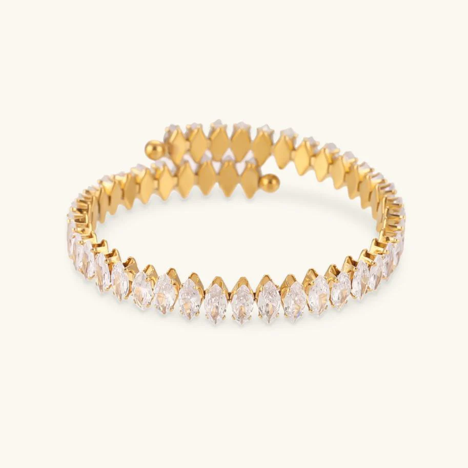 Marielle Crystal Bangle