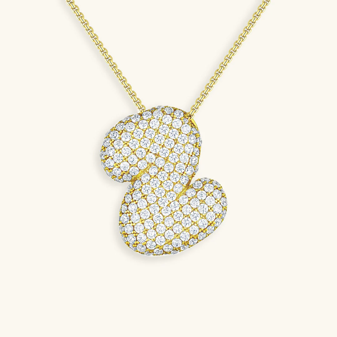 Radiant Initial Pendant Necklace