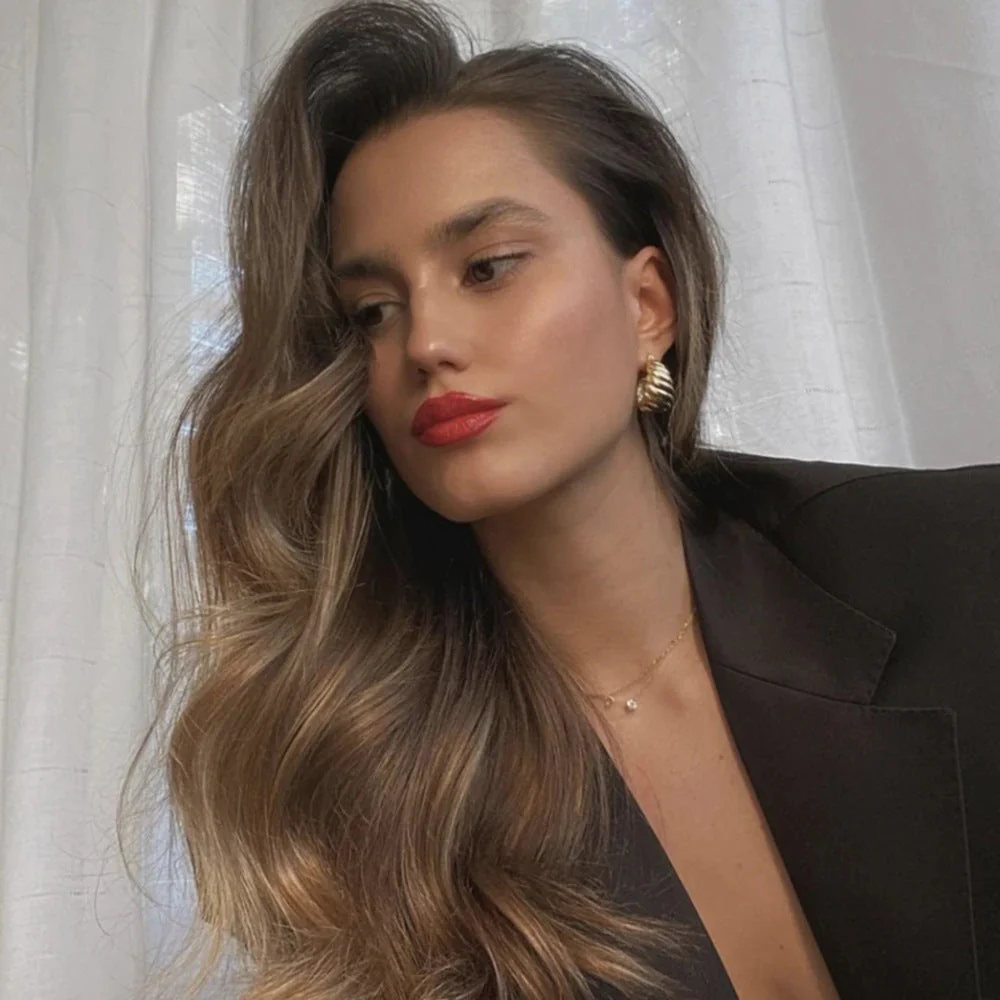 Valencia Swirl Gold Earrings