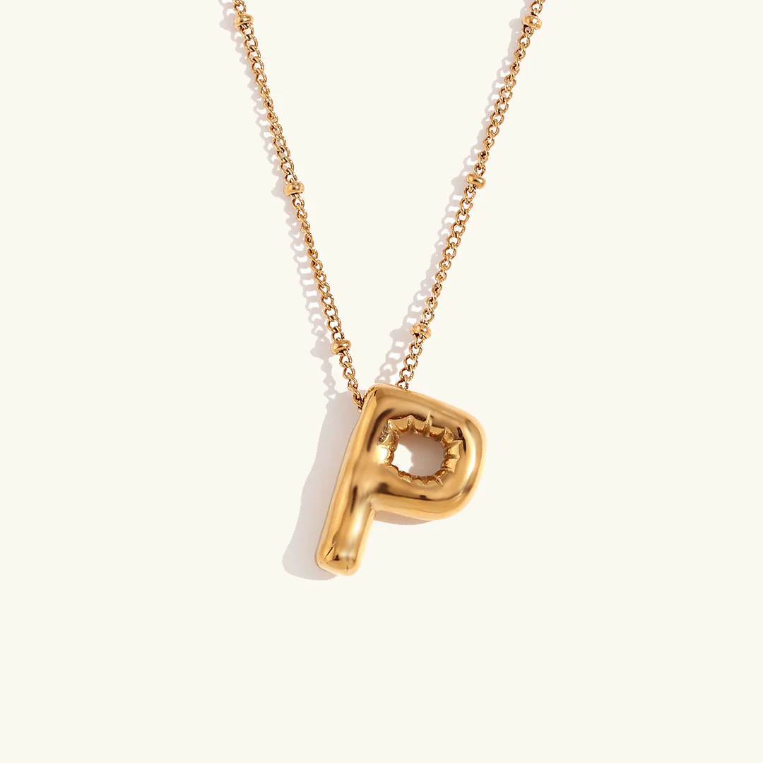 Airy Letter - Gold Initial Necklace