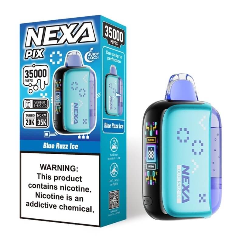 Blue Razz Ice Nexa Pix 35000 - Nexa Vape