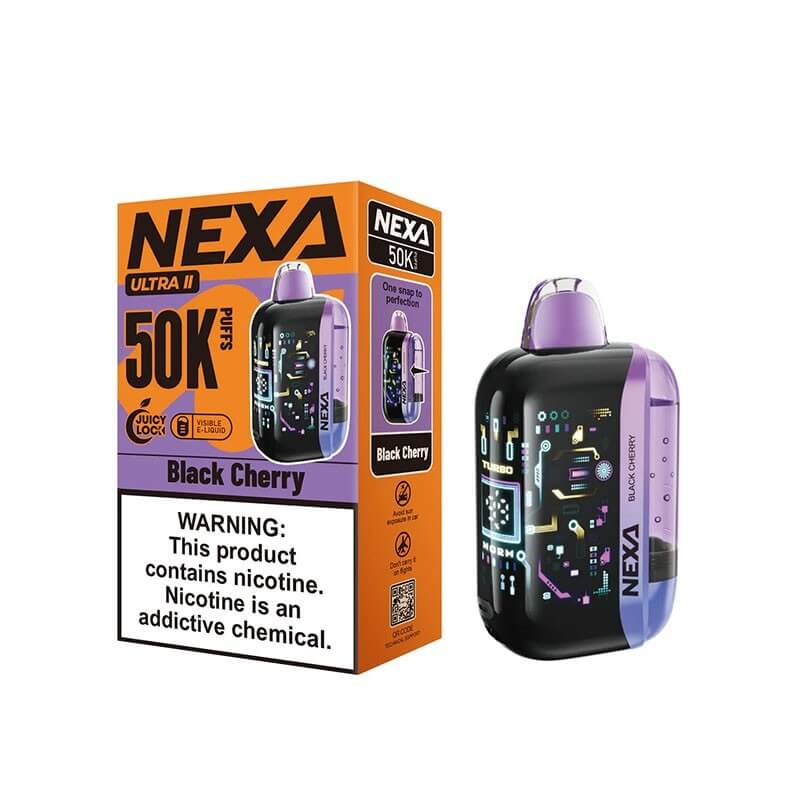 Black Cherry Nexa Ultra II 50000 - Nexa Vape