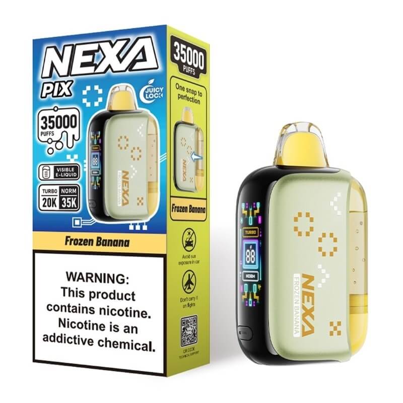 Frozen Banana Nexa Pix 35000 - Nexa Vape