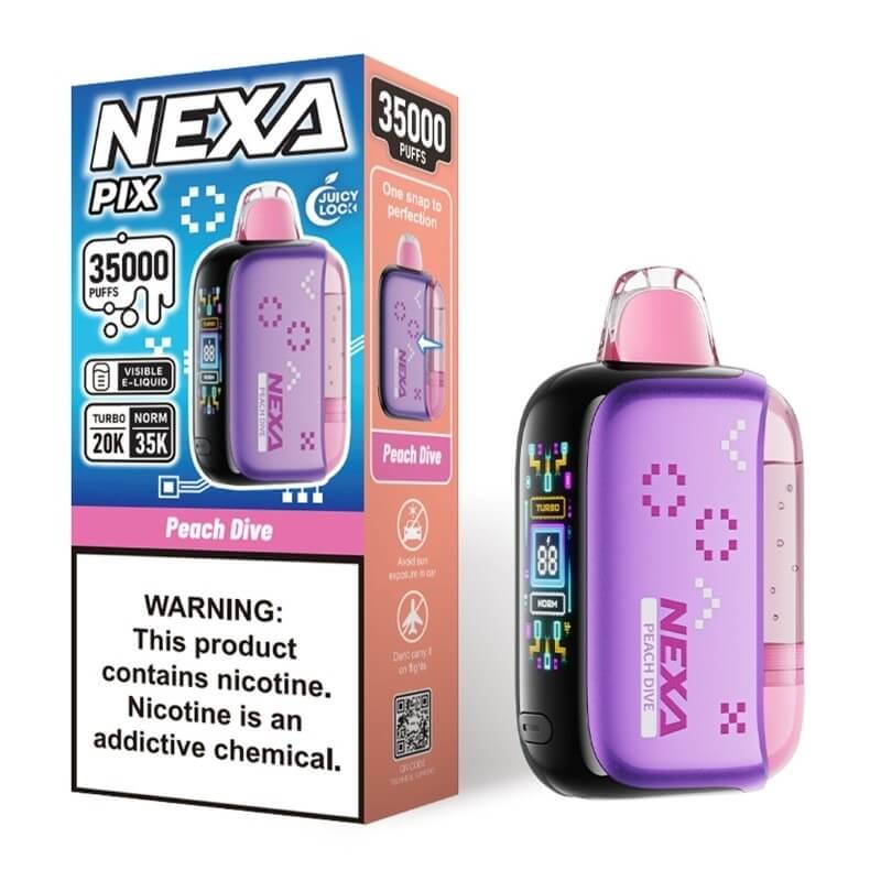 Peach Dive Nexa Pix 35000 - Nexa Vape