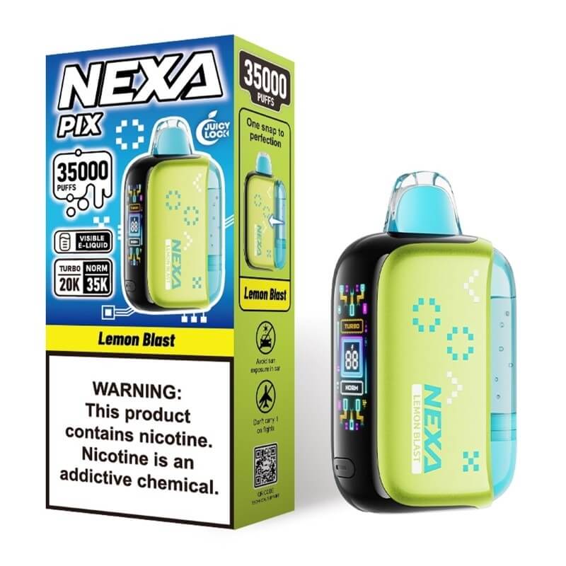 Lemon Blast Nexa Pix 35000 - Nexa Vape