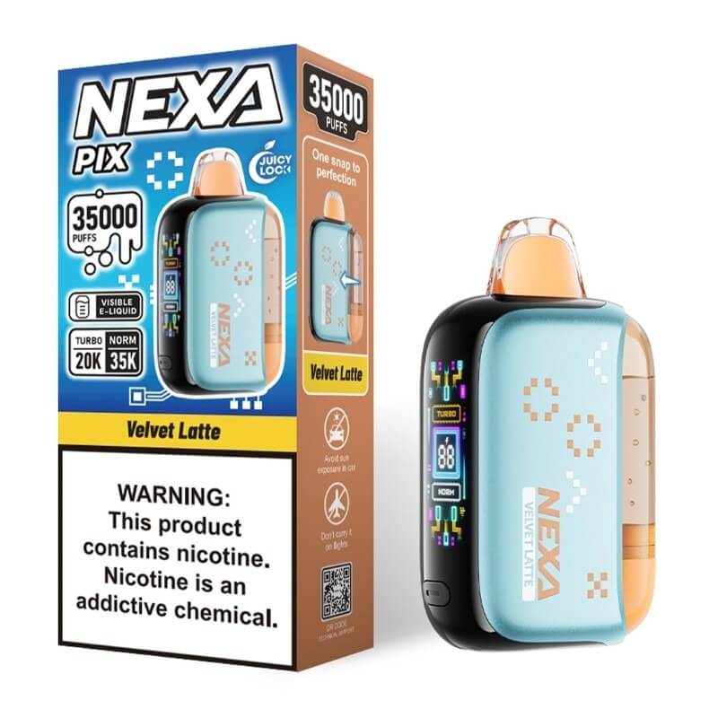 Velvet Latte Nexa Pix 35000 - Nexa Vape