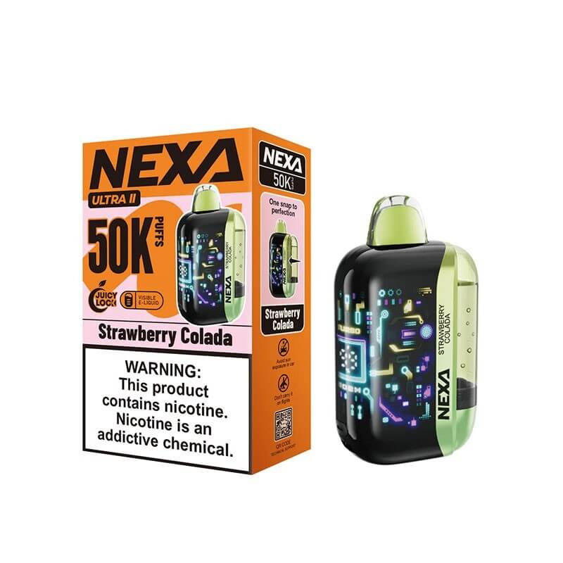 Strawberry Colada Nexa Ultra II 50000 - Nexa Vape