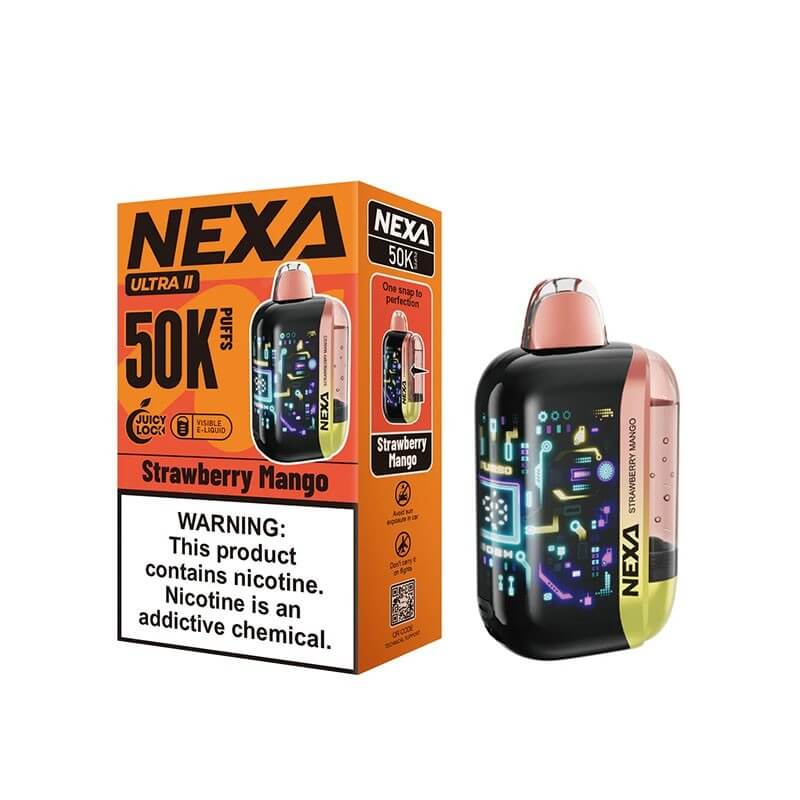 Strawberry Mango Nexa Ultra II 50000 - Nexa Vape