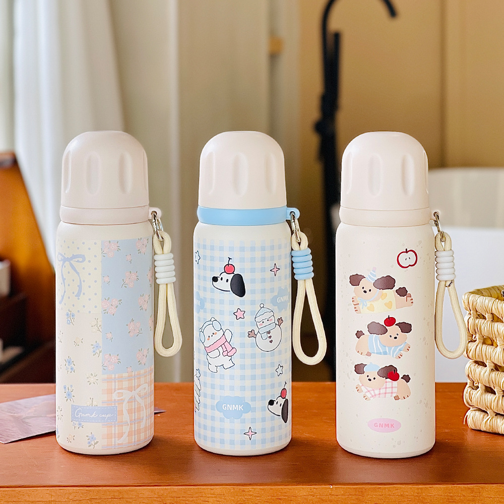 Cartoon Pattern Vacuum Flask