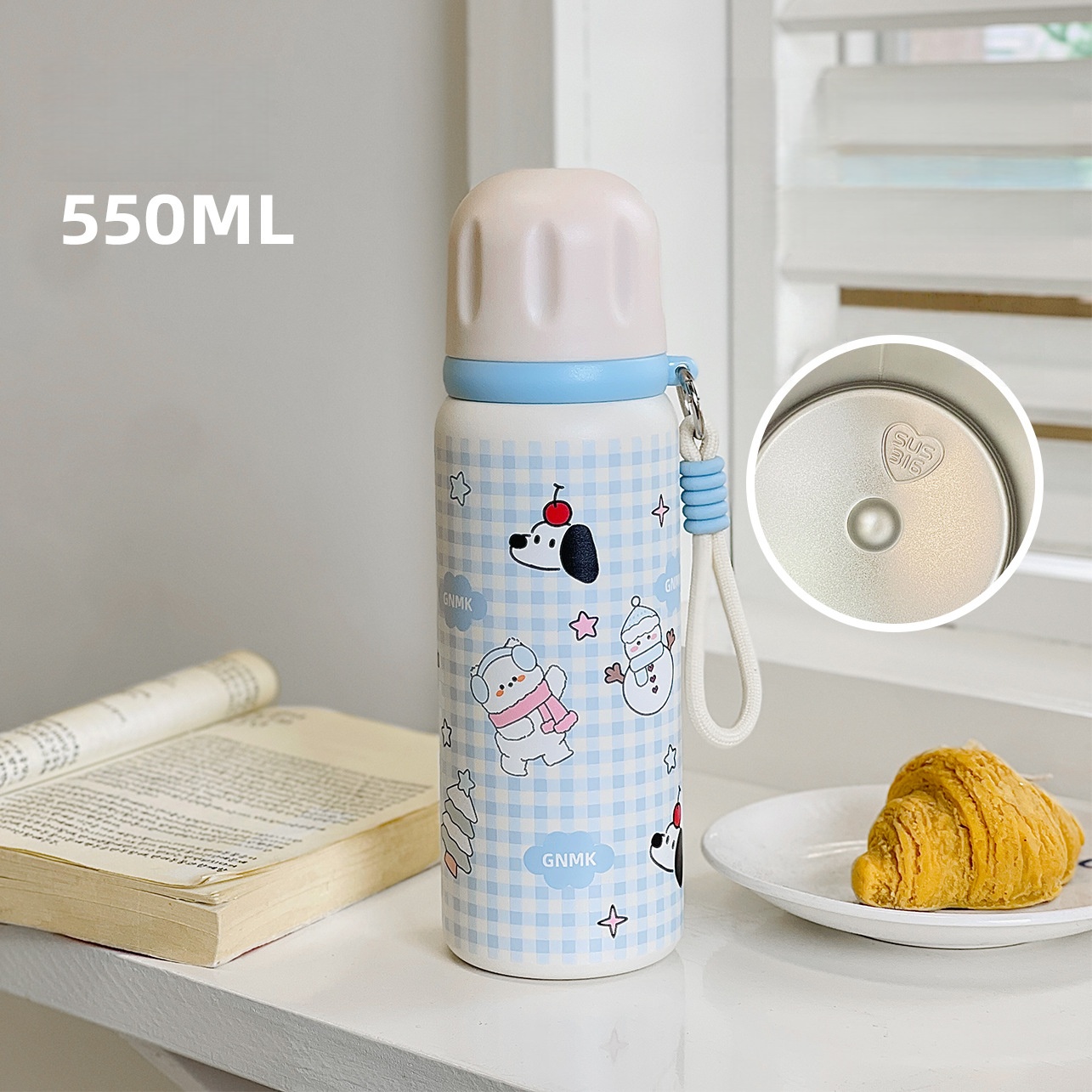 Cartoon Pattern Vacuum Flask