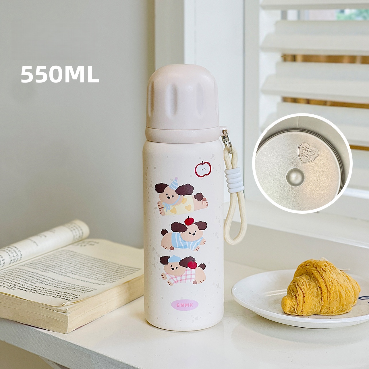 Cartoon Pattern Vacuum Flask