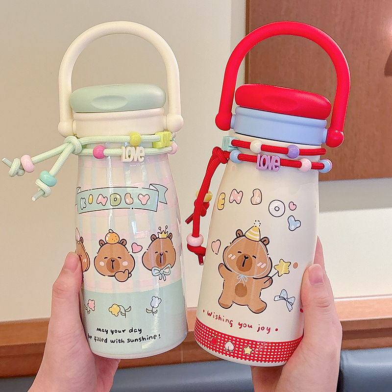 Bear Pattern Water Bottle