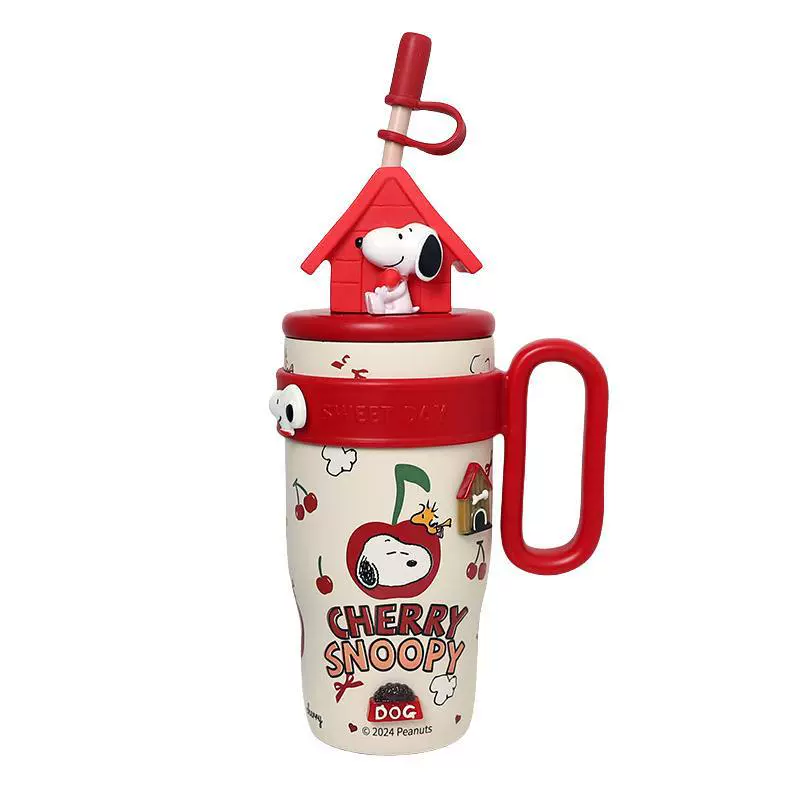 Snoopy Cherry Themed Tumbler