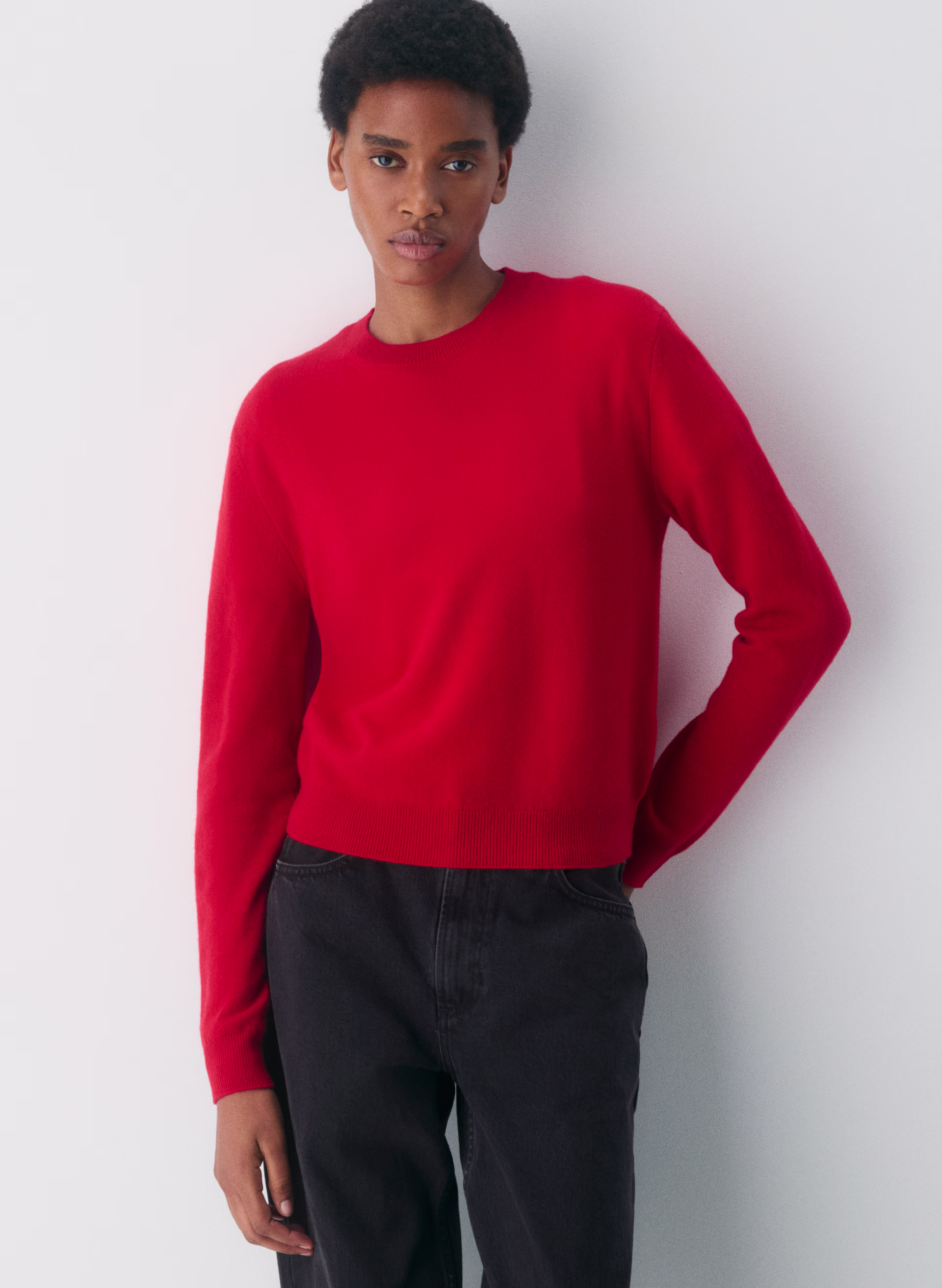 Bare Cashmere Crew Sweater