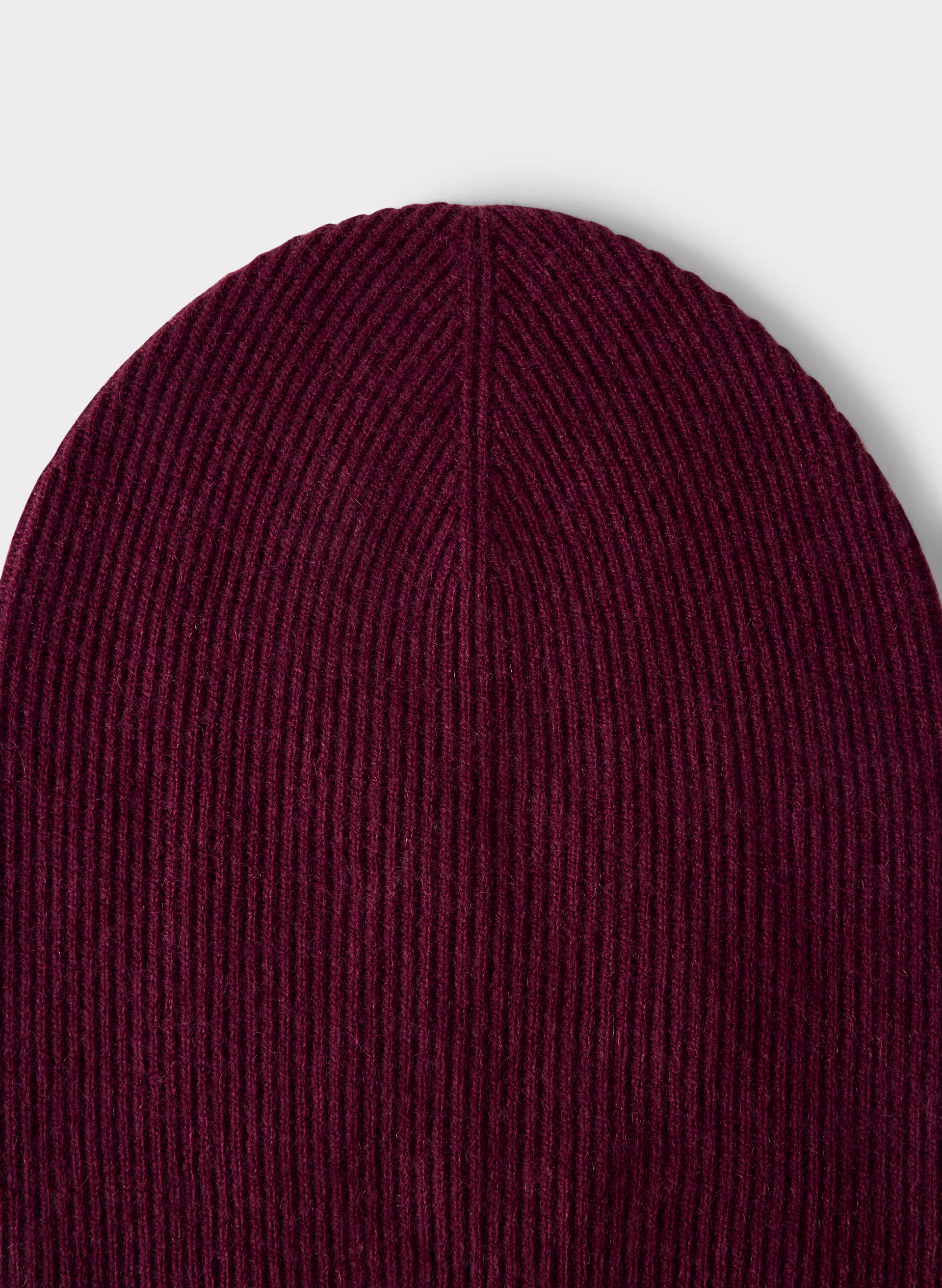Cashmere Rib Slouchy Beanie