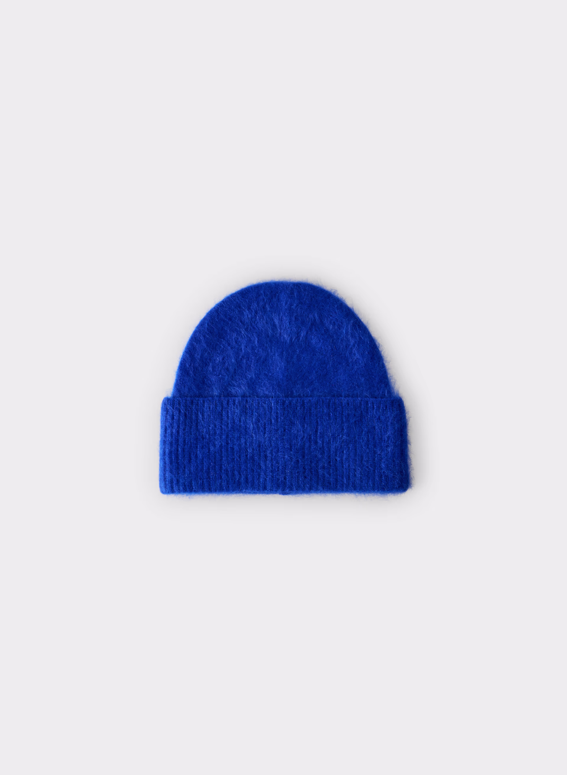 Brushed Cashmere Cuffed Beanie