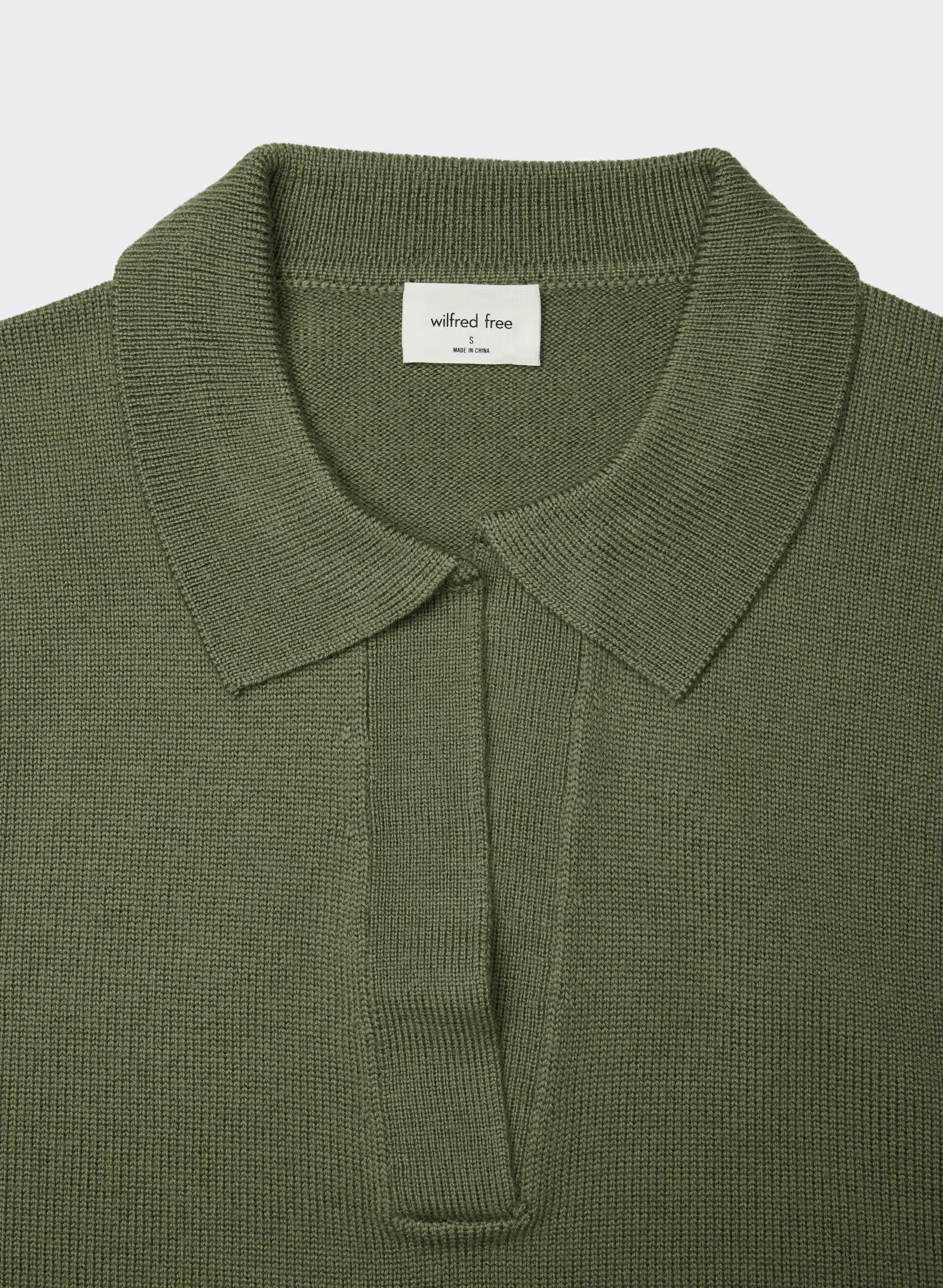 Clara Merino Wool Polo Sweater