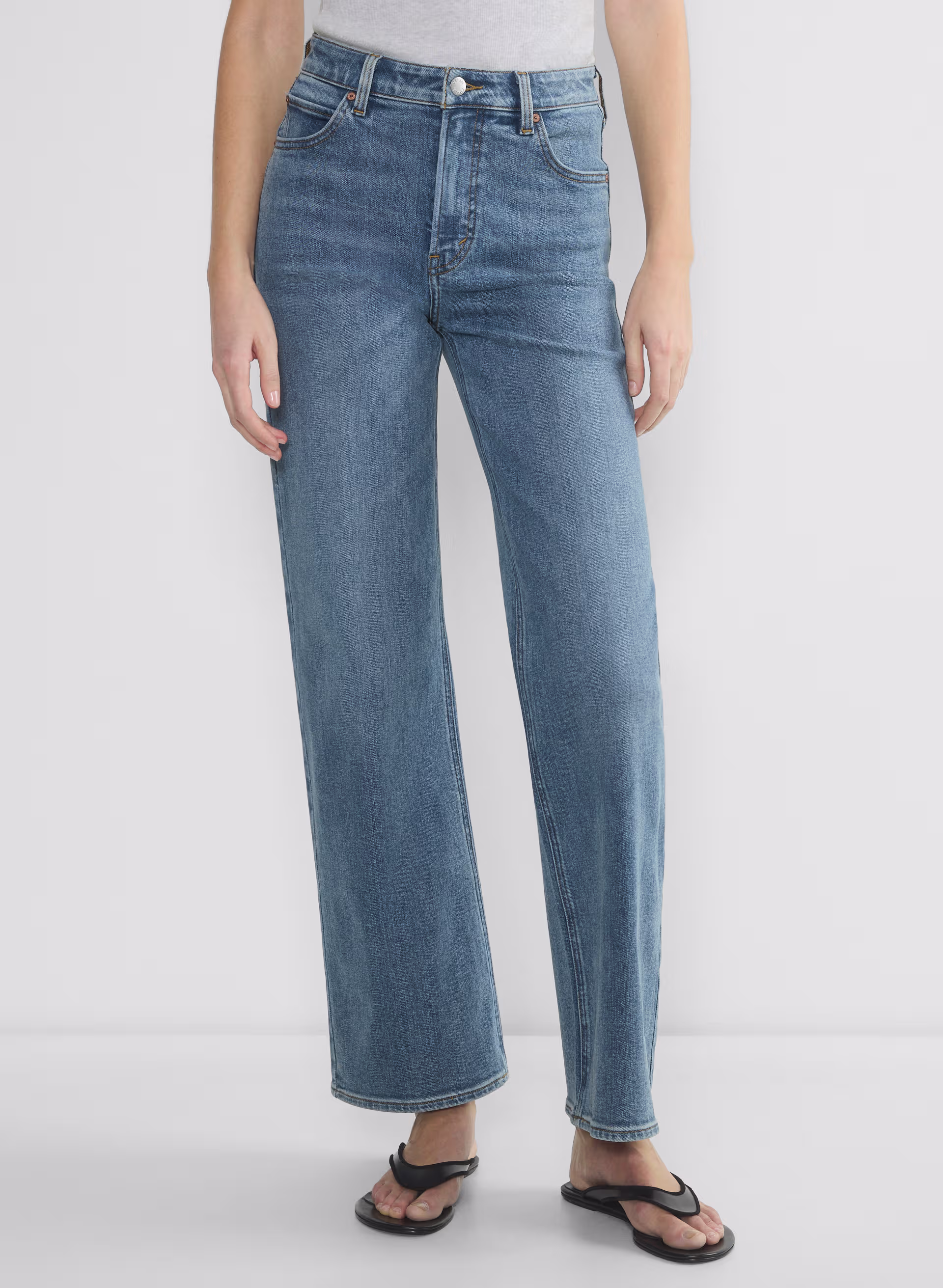 The ‘90s Snatched Hi-rise Wide Jean