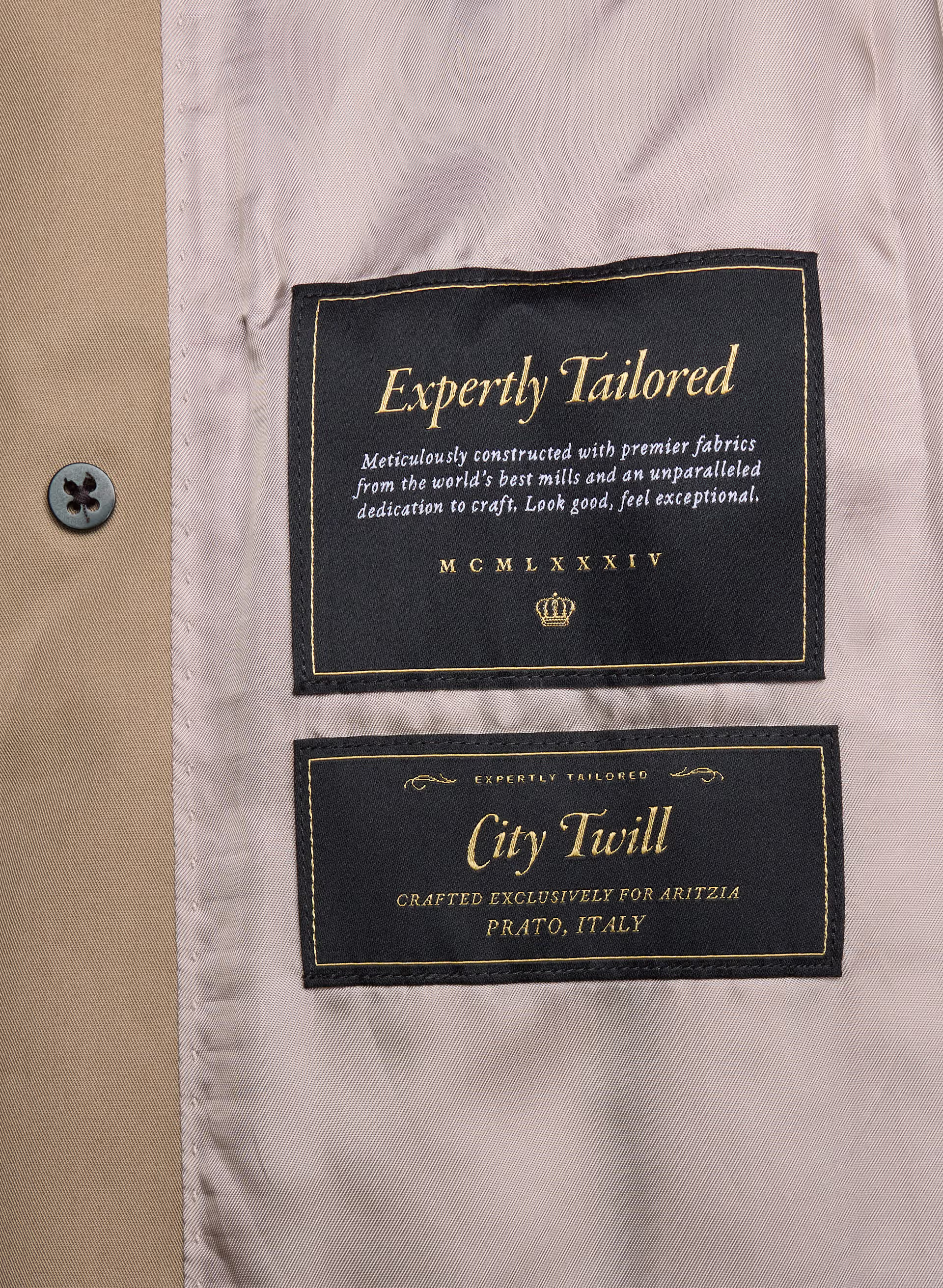 New The Finch Mid Trench Coat - City Twill