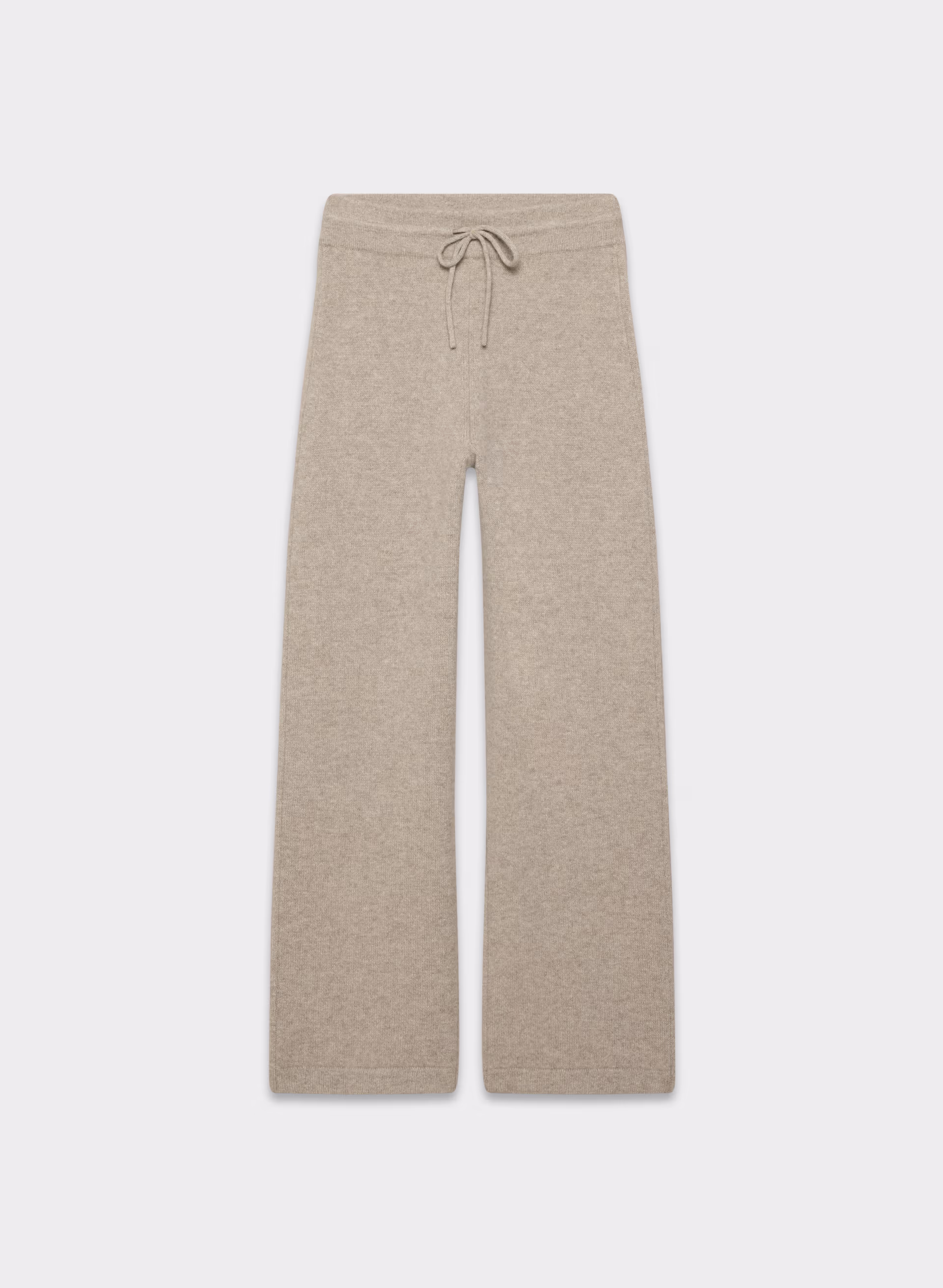 Essential Cashmere Hi-rise Wide Pant