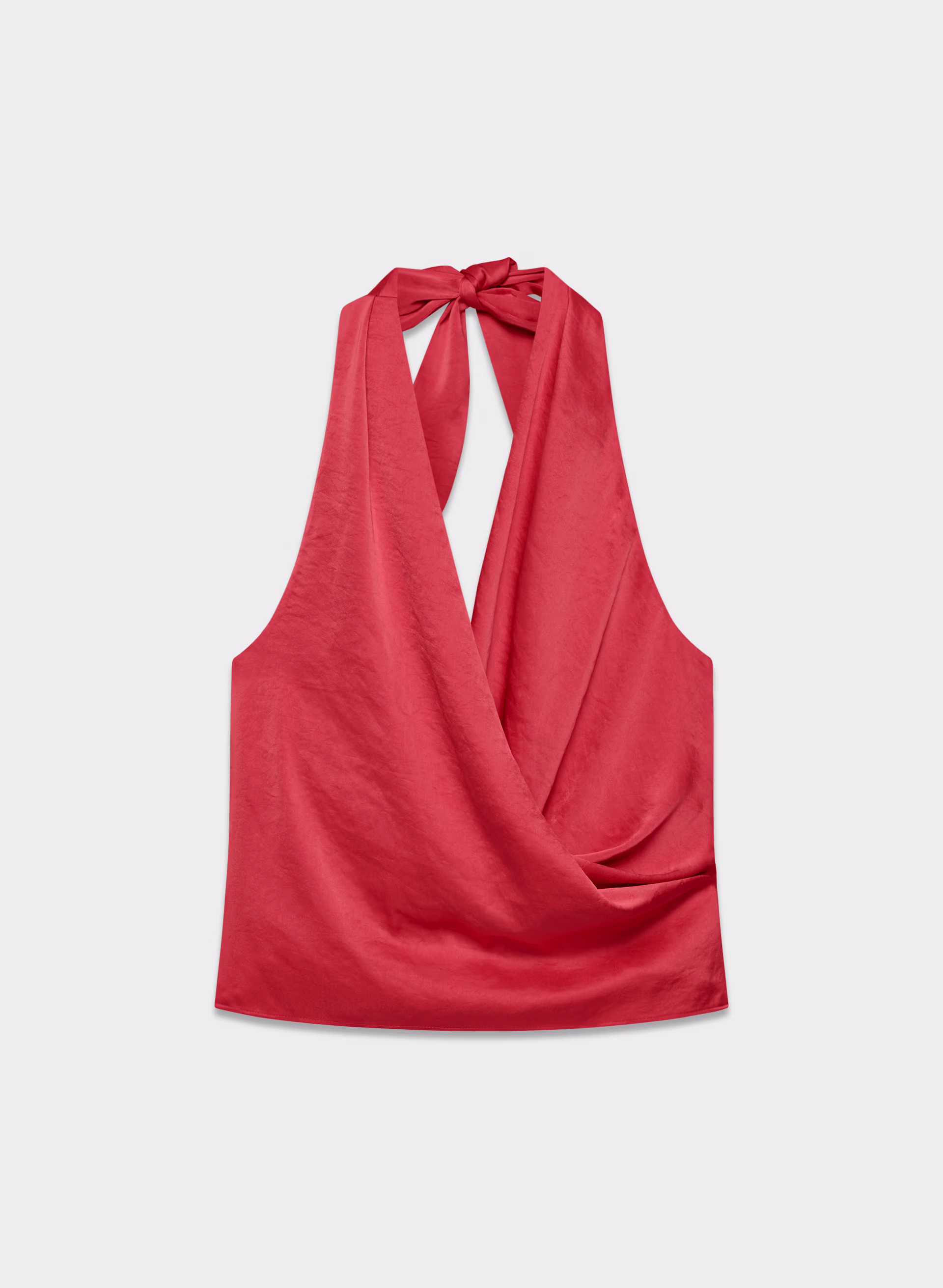 Martini Satin Halter Blouse