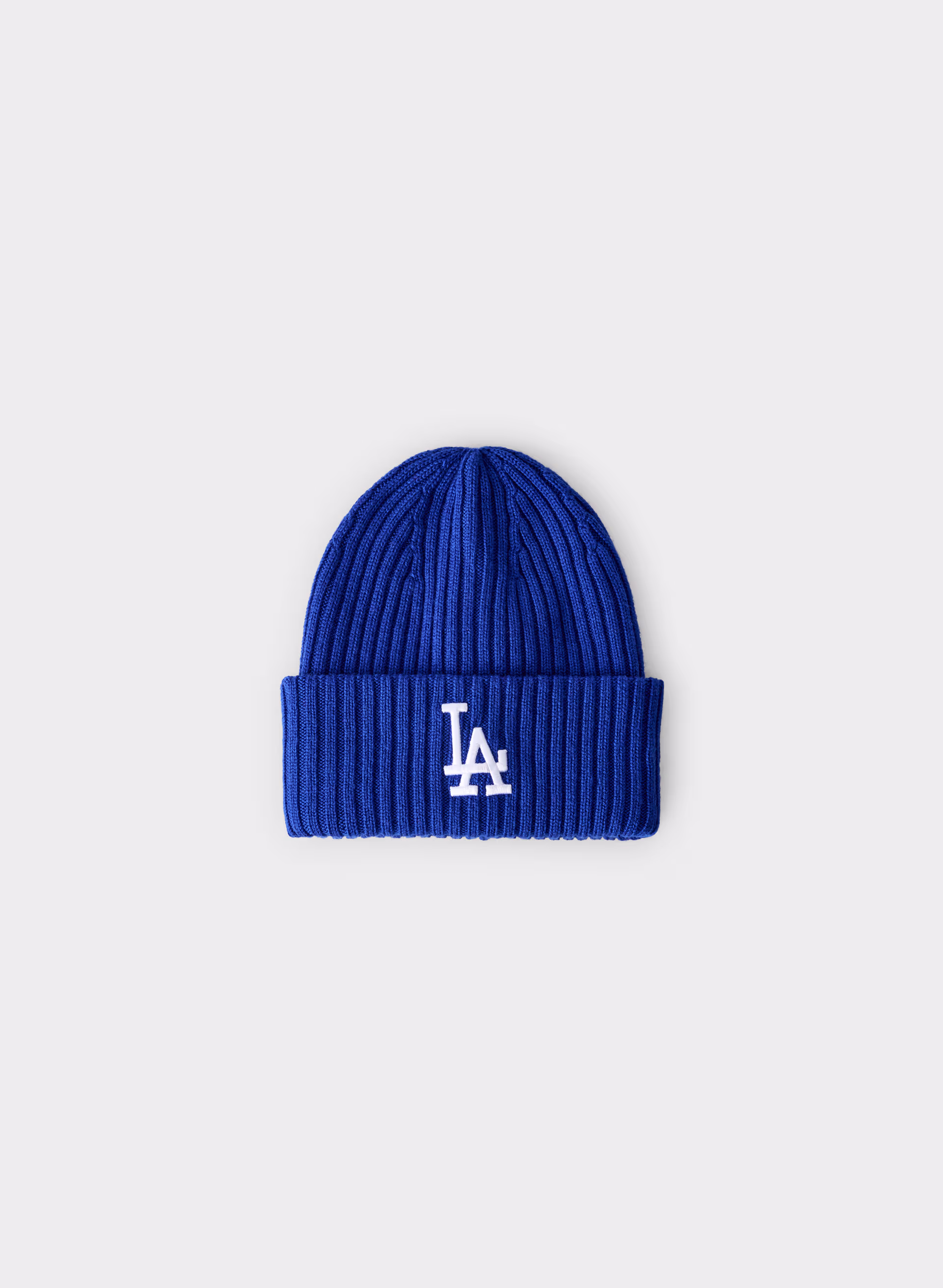 New Era La Dodgers Ribbed Merino Wool Cuff Beanie