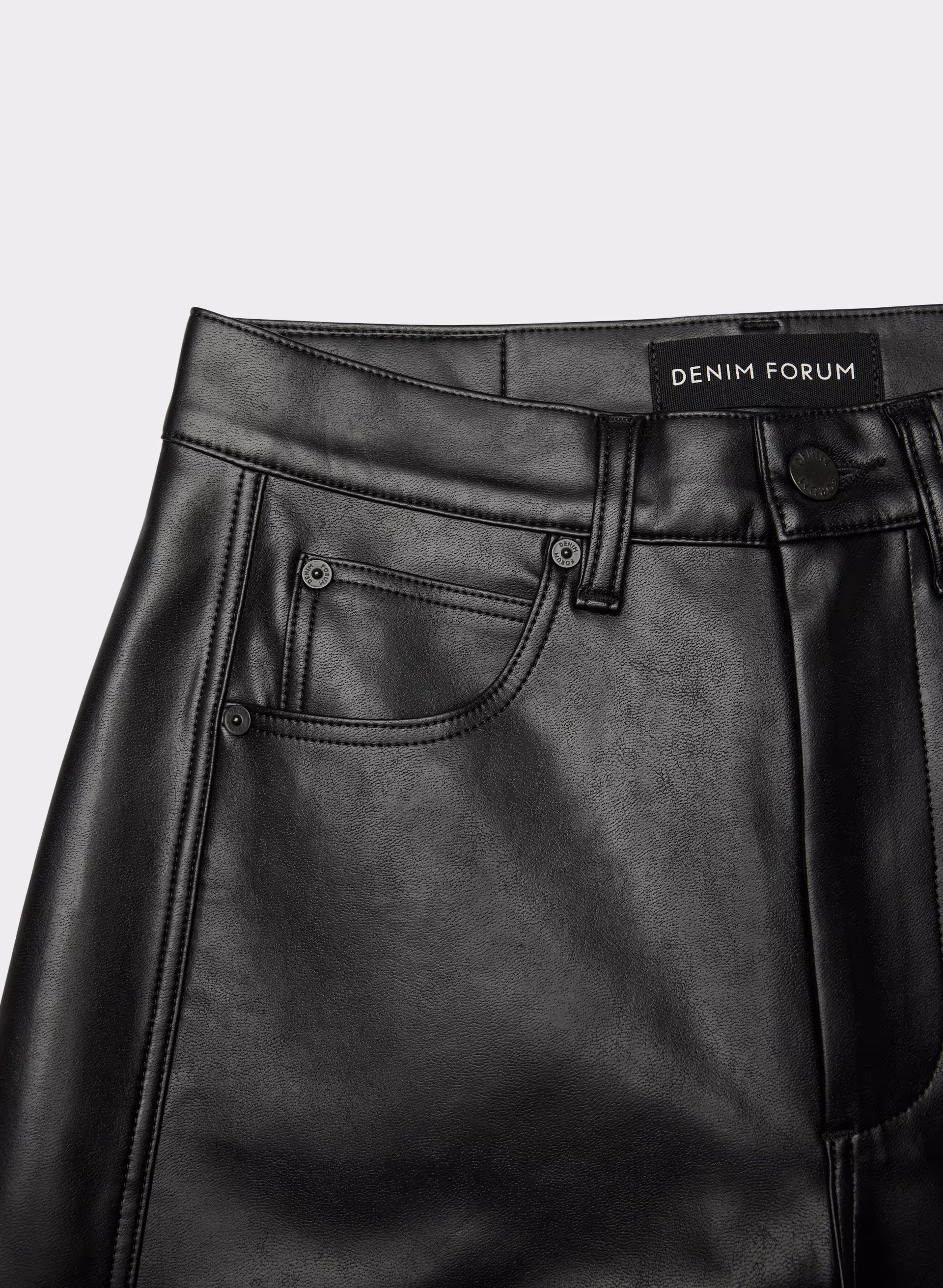 Denim Forum The Farrah Hi-rise Wide Jean