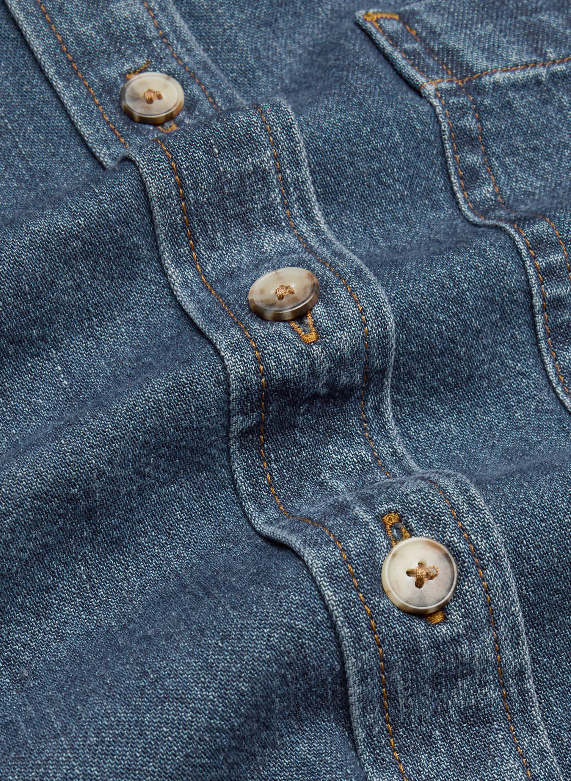 Denim Forum The ’80s Comfy Waist Denim Shirt