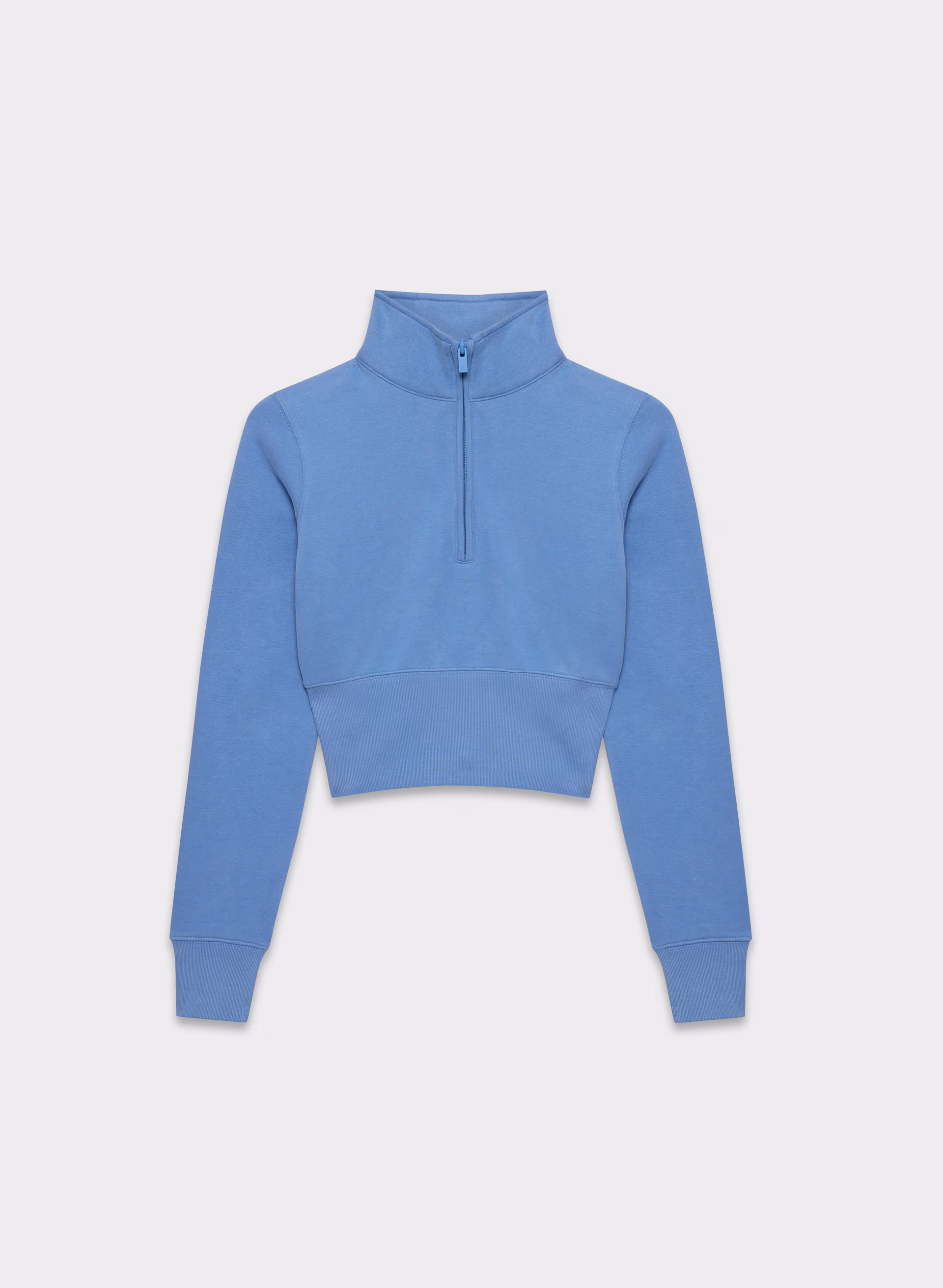 Cozy Sweatfleece Snug Hi-rib 1/2 Zip Mockneck