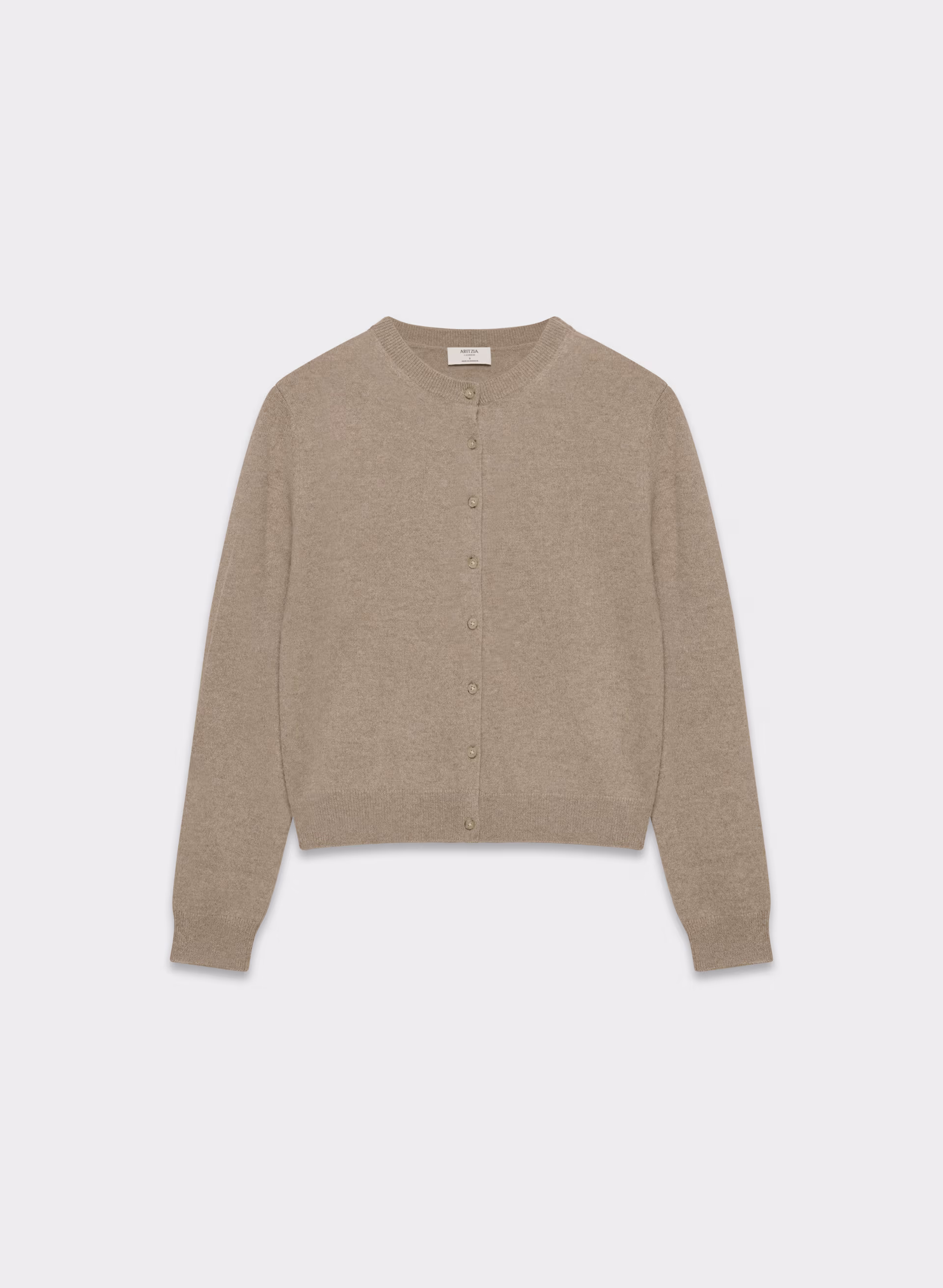 Bare Cashmere Crew Cardigan