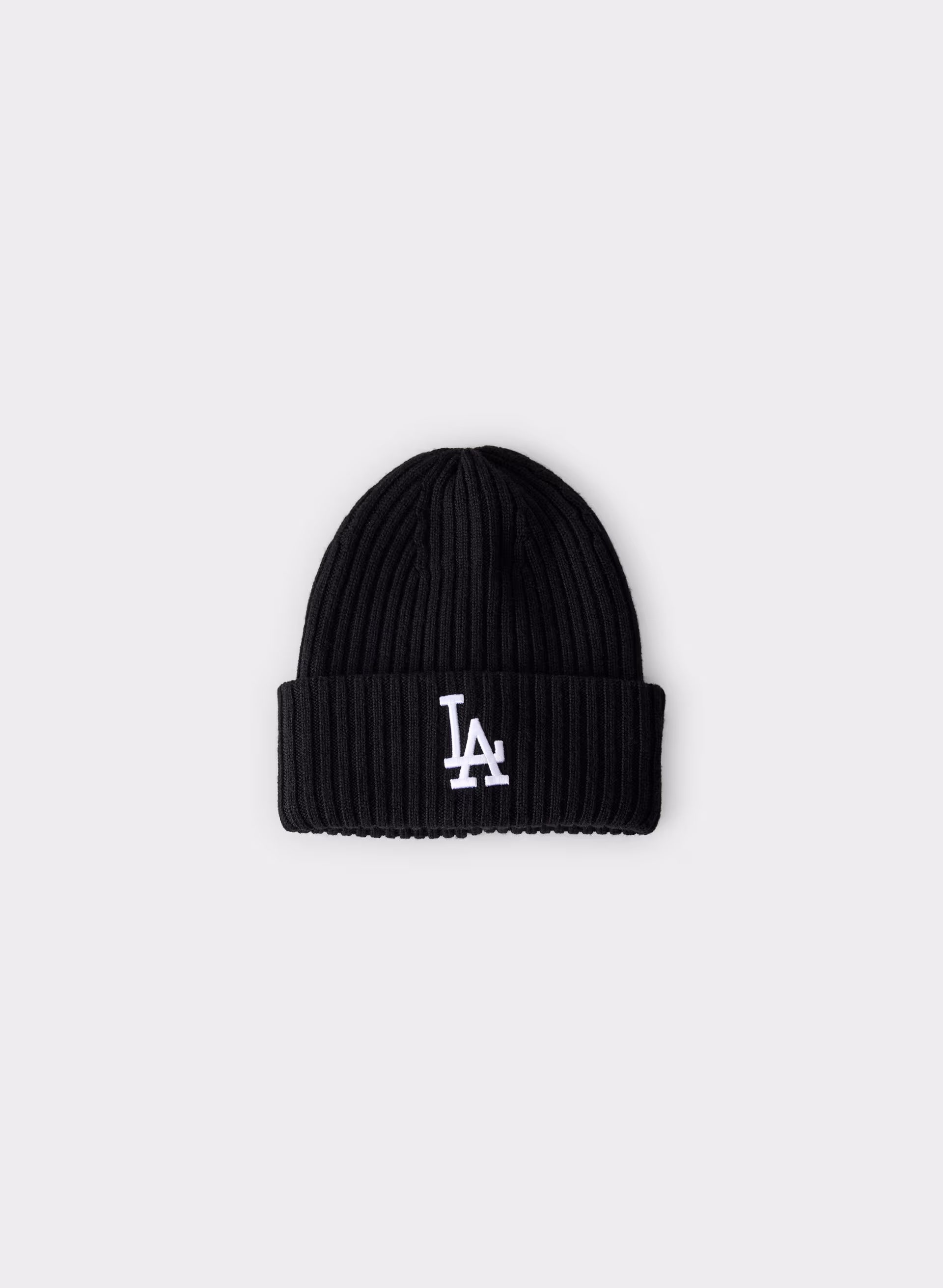 New Era La Dodgers Ribbed Merino Wool Cuff Beanie