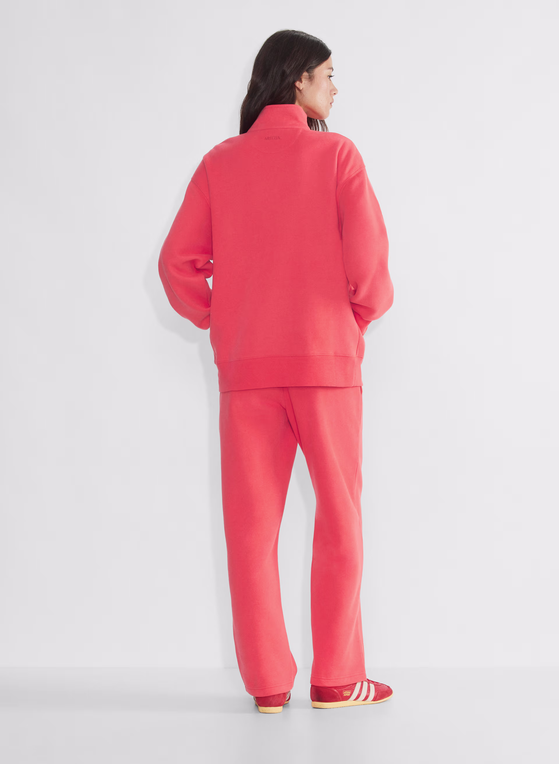 Cozy Sweatfleece Boyfriend 1/2 Zip Sweatshirt