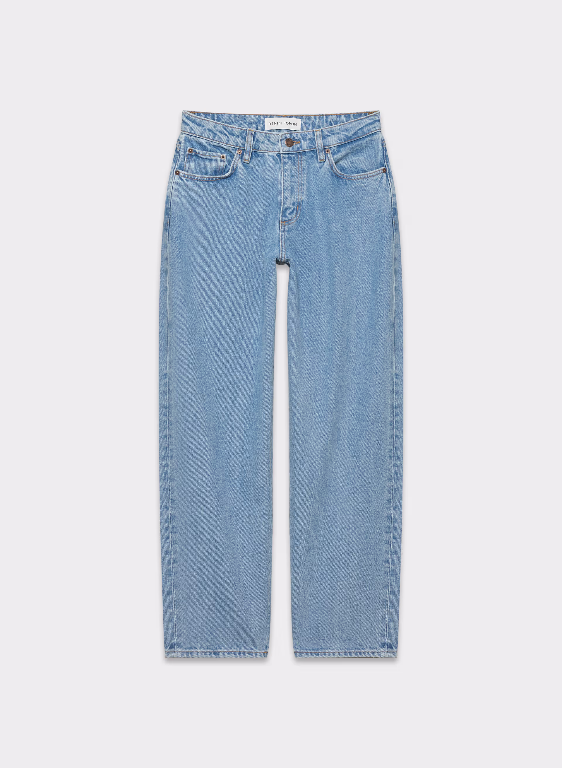 Denim Forum Kai Curve-fit Relaxed Mid-rise Barrel Jean