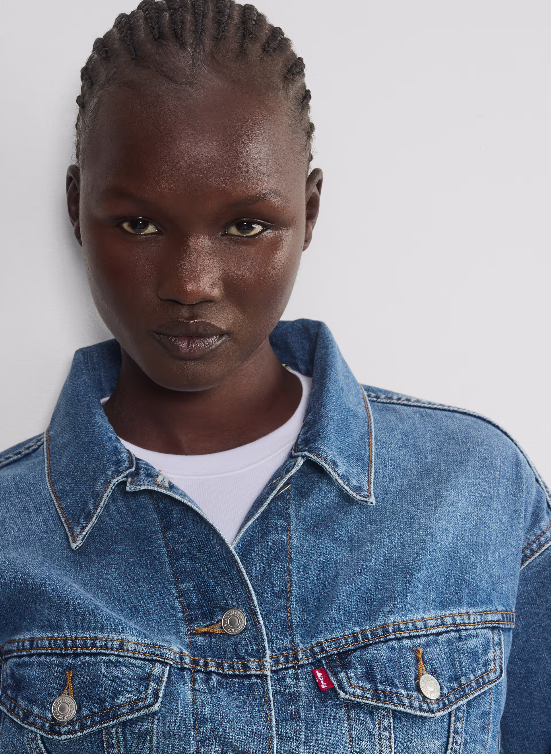 Shrunken '90s Trucker Jacket