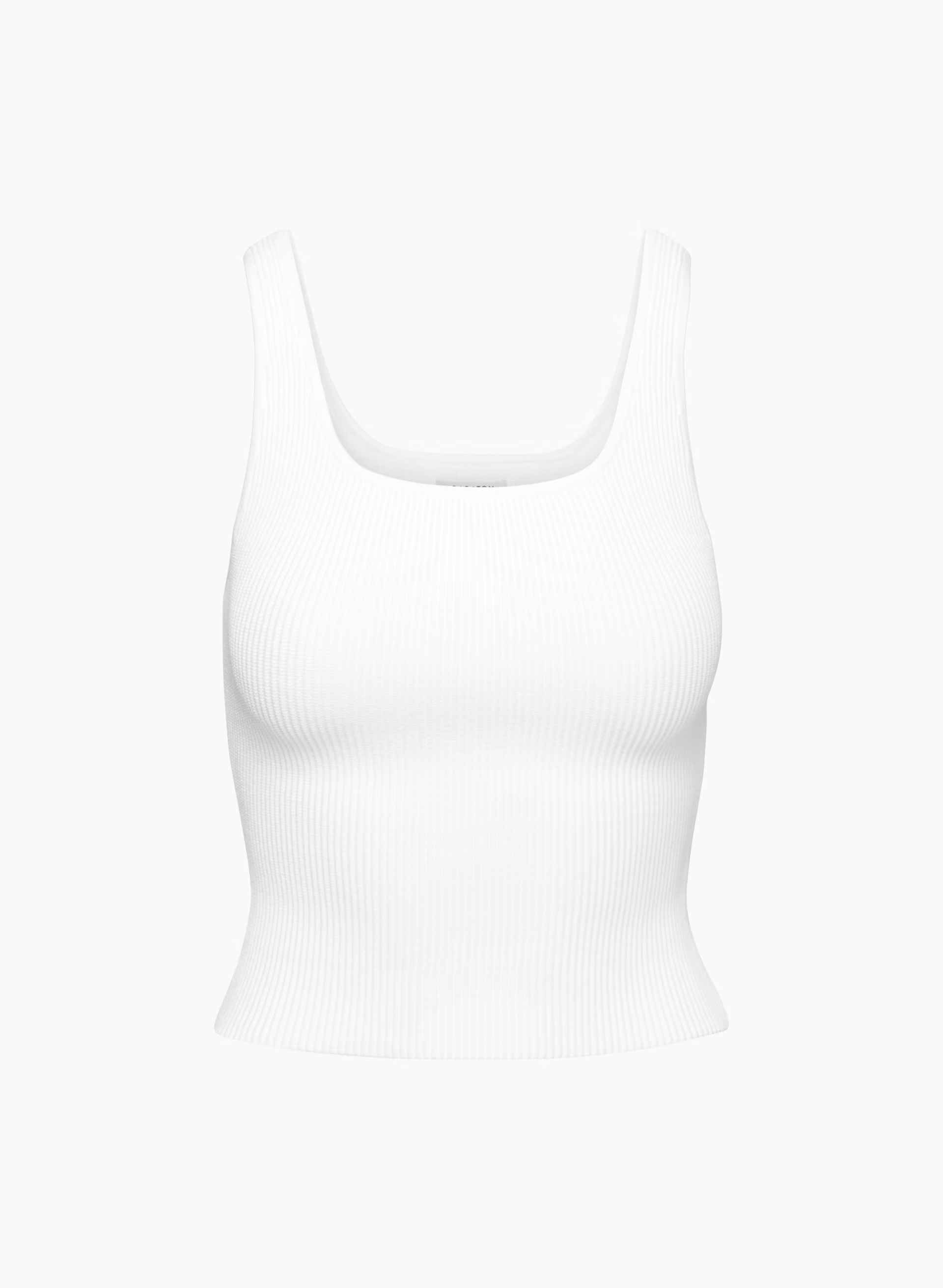 Sculpt Knit Squareneck Tank