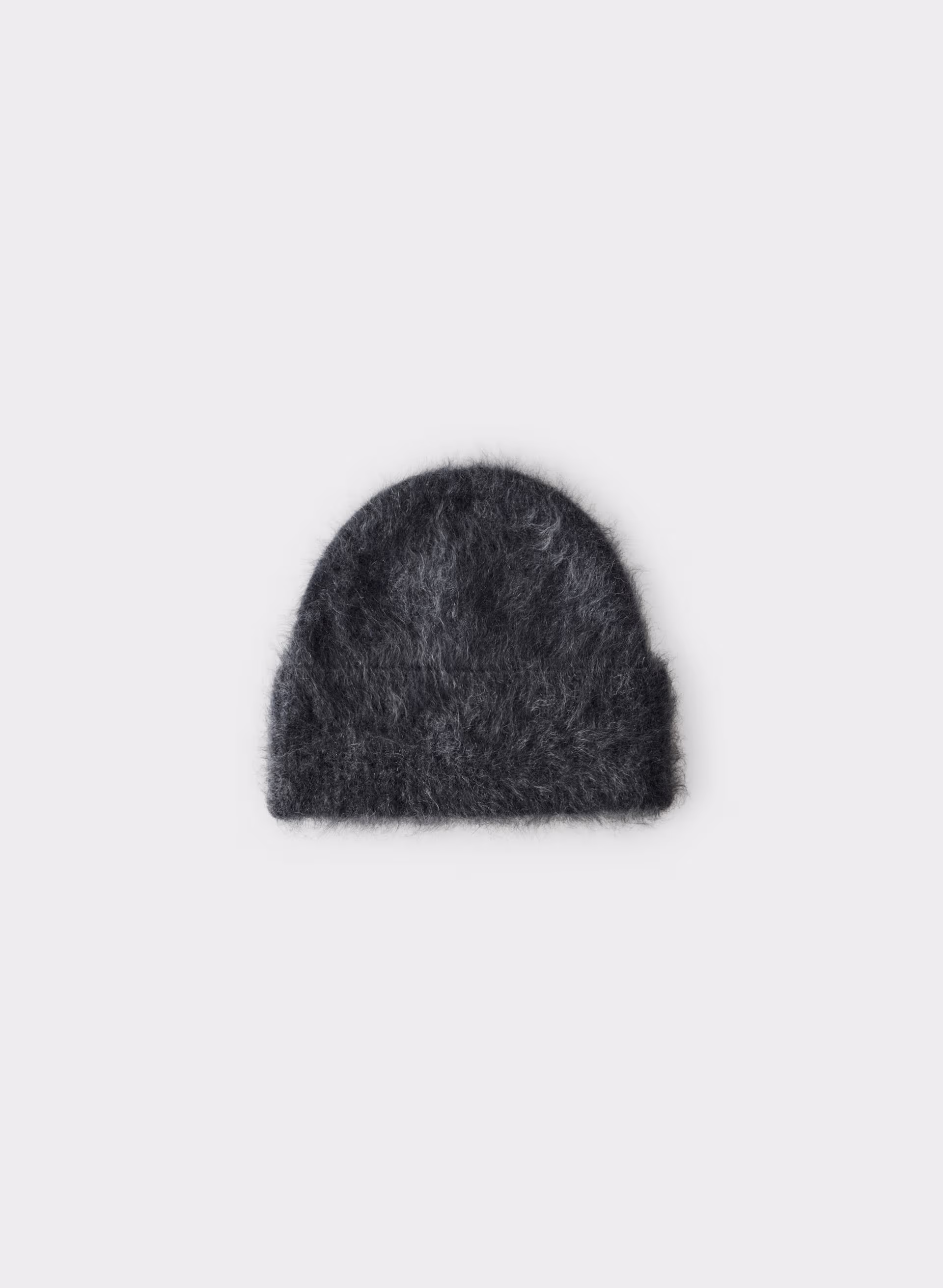 Brushed Cashmere Cuffed Beanie