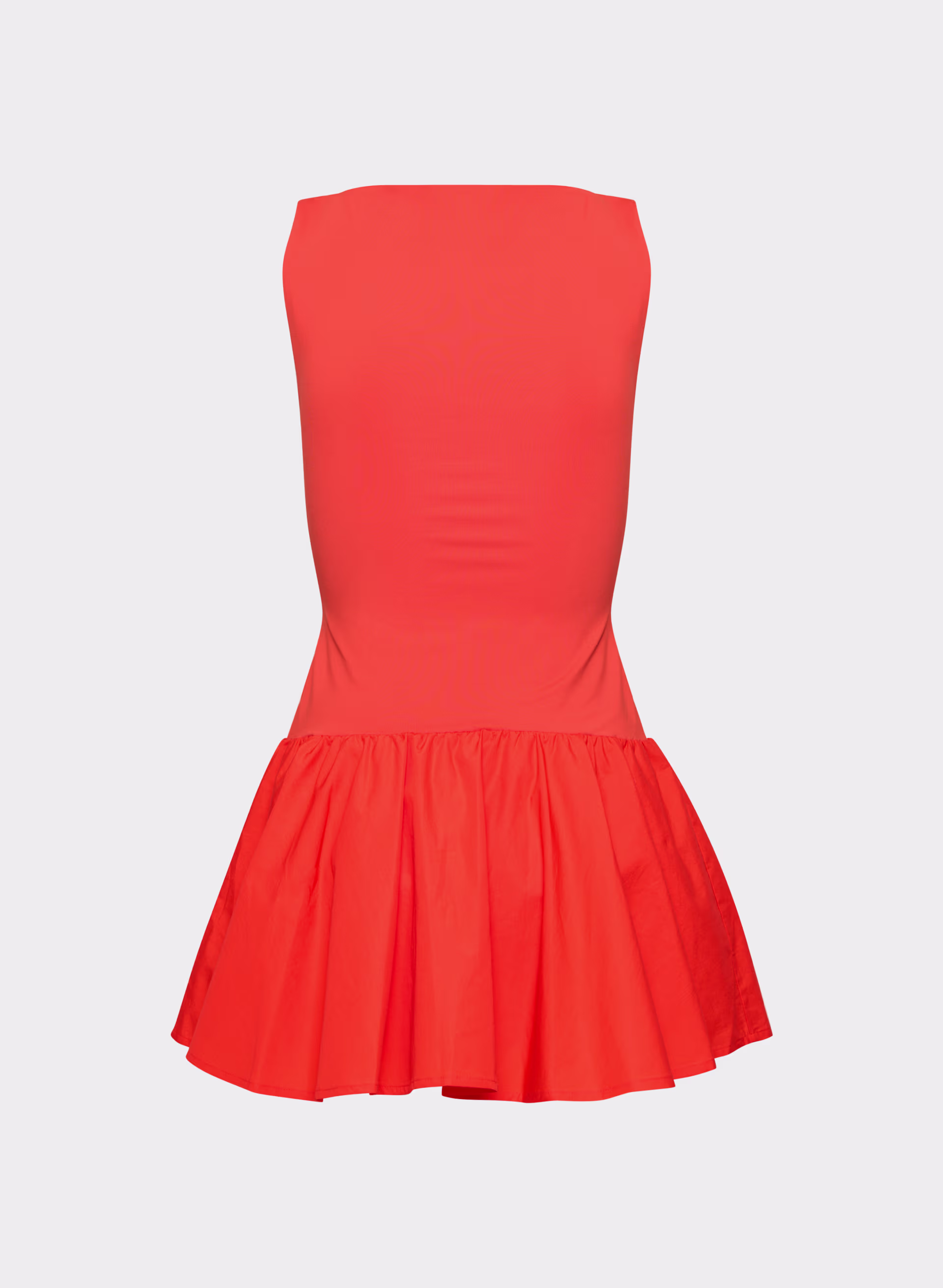 Segment Poplin Dress